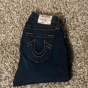 True Religion Dark Blue Skinny Jeans